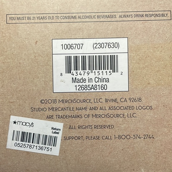 NWT Studio Mercantile Oversized Champagne Glass - Picture 4 of 5